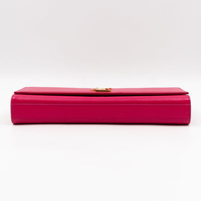 Kate Medium Clutch Pink Leather