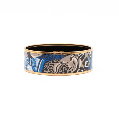 Jaquar Quetzal L Blue Bangle Bracelet