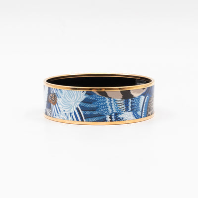 Jaquar Quetzal L Blue Bangle Bracelet