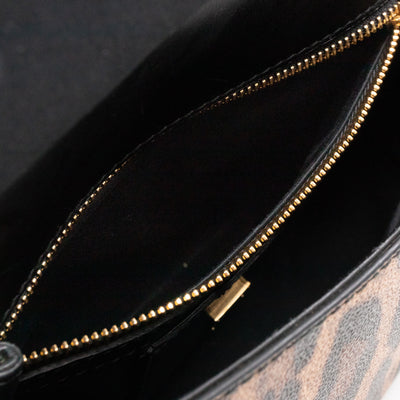 Sicily Medium Dauphine Leather Leopard