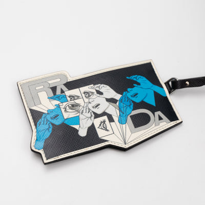 Duffle James Jean Large Blue Leather