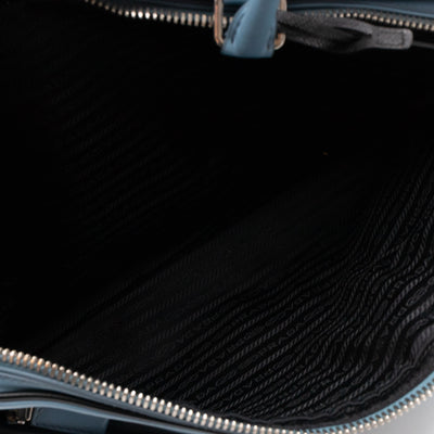 Duffle James Jean Large Blue Leather