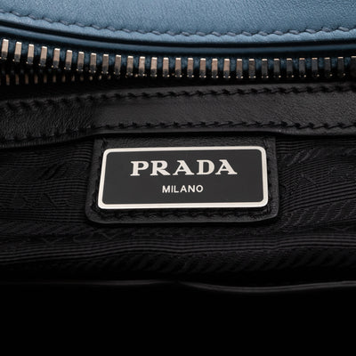 Duffle James Jean Large Blue Leather