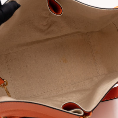 Small Hammock Bag Orange Leather