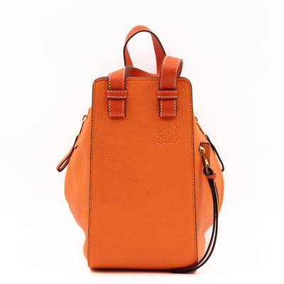 Small Hammock Bag Orange Leather