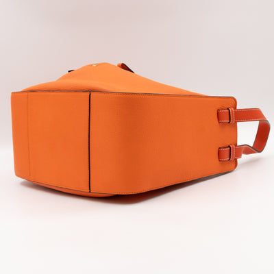 Small Hammock Bag Orange Leather