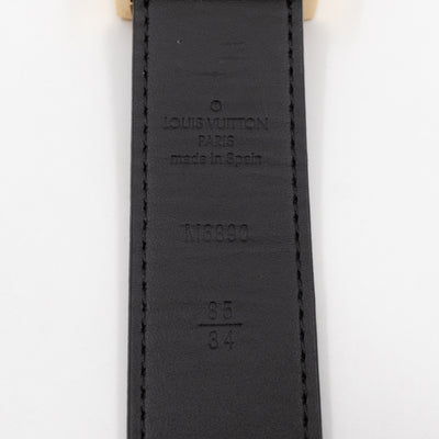 LV Cut Reversible Belt Multicolore Black Belt 85/34