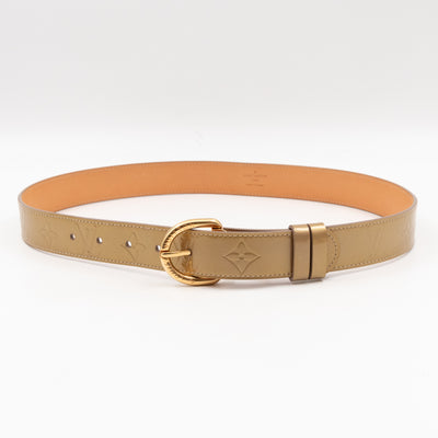 Ceinture Belt Beige Vernis 80 cm