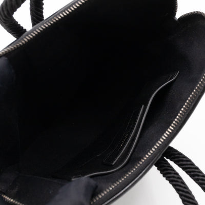 Sac Coeur Heart Clutch Black Croc Embossed Patent Leather