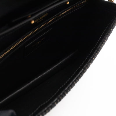 Le Sept Monogram Envelope Crossbody Black Velvet