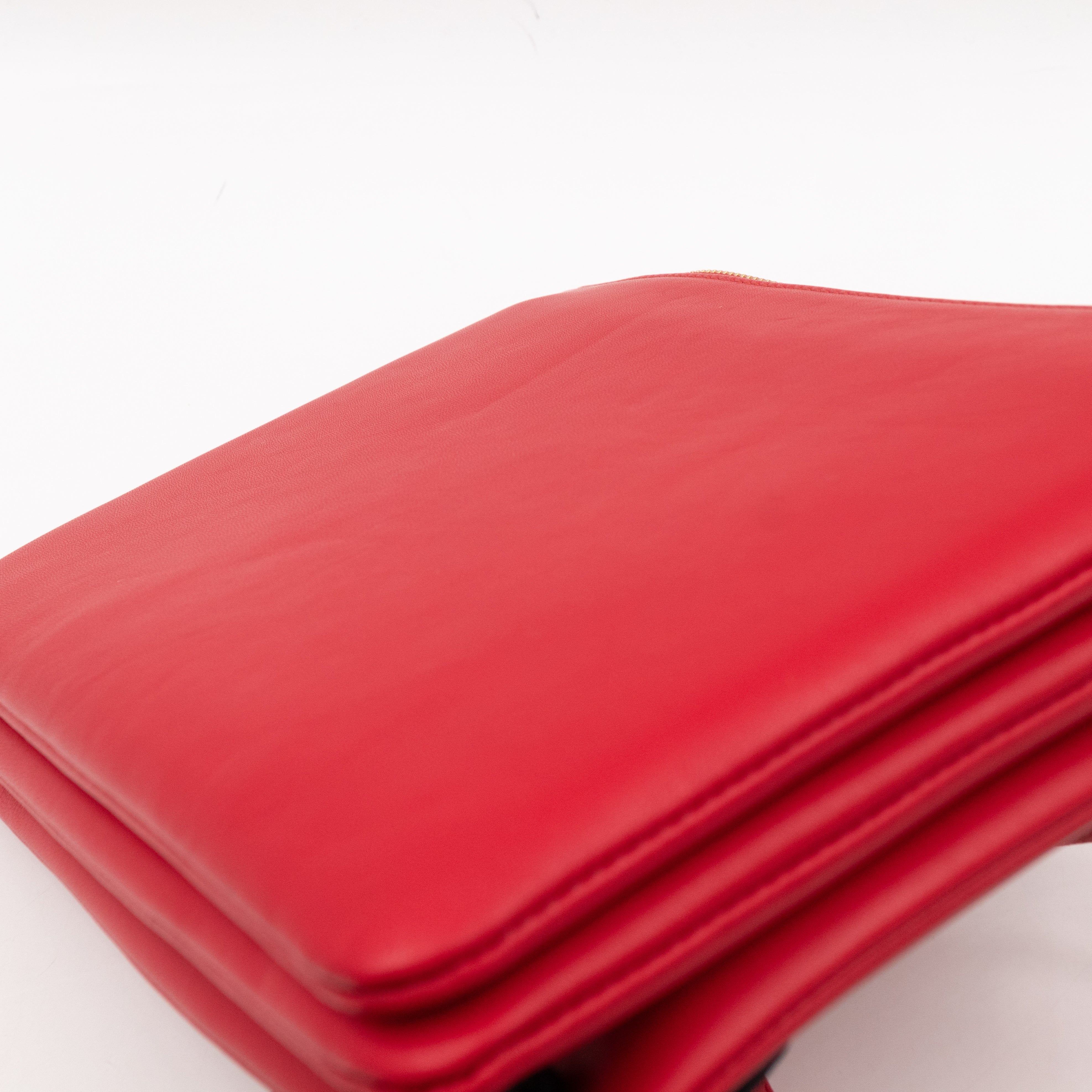 Large Trio Bag Red Leather