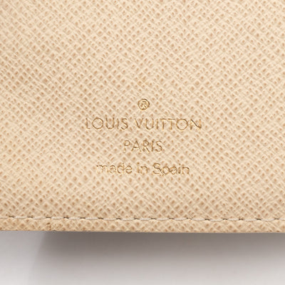 Small Ring Agenda Cover Trunks Damier Azur