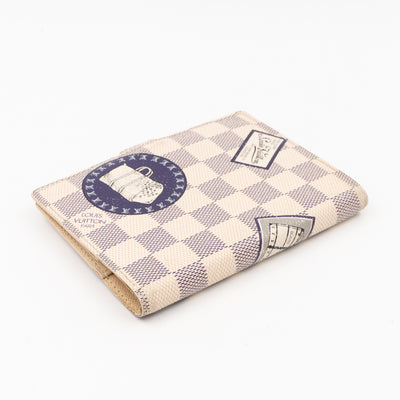 Small Ring Agenda Cover Trunks Damier Azur