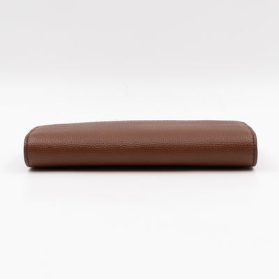 Continental Wallet House Check & Tan Leather