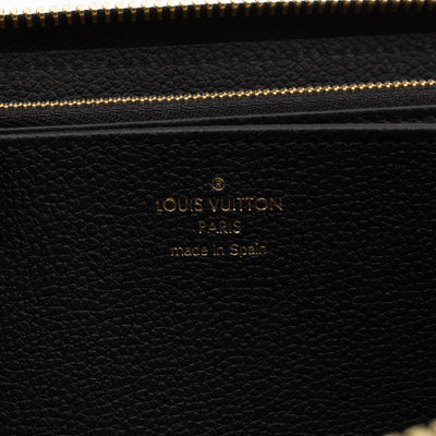 Zippy Wallet Black Monogram Empreinte Bi-color
