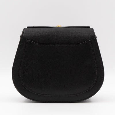 Small Nile Bracelet Bag Black Leather