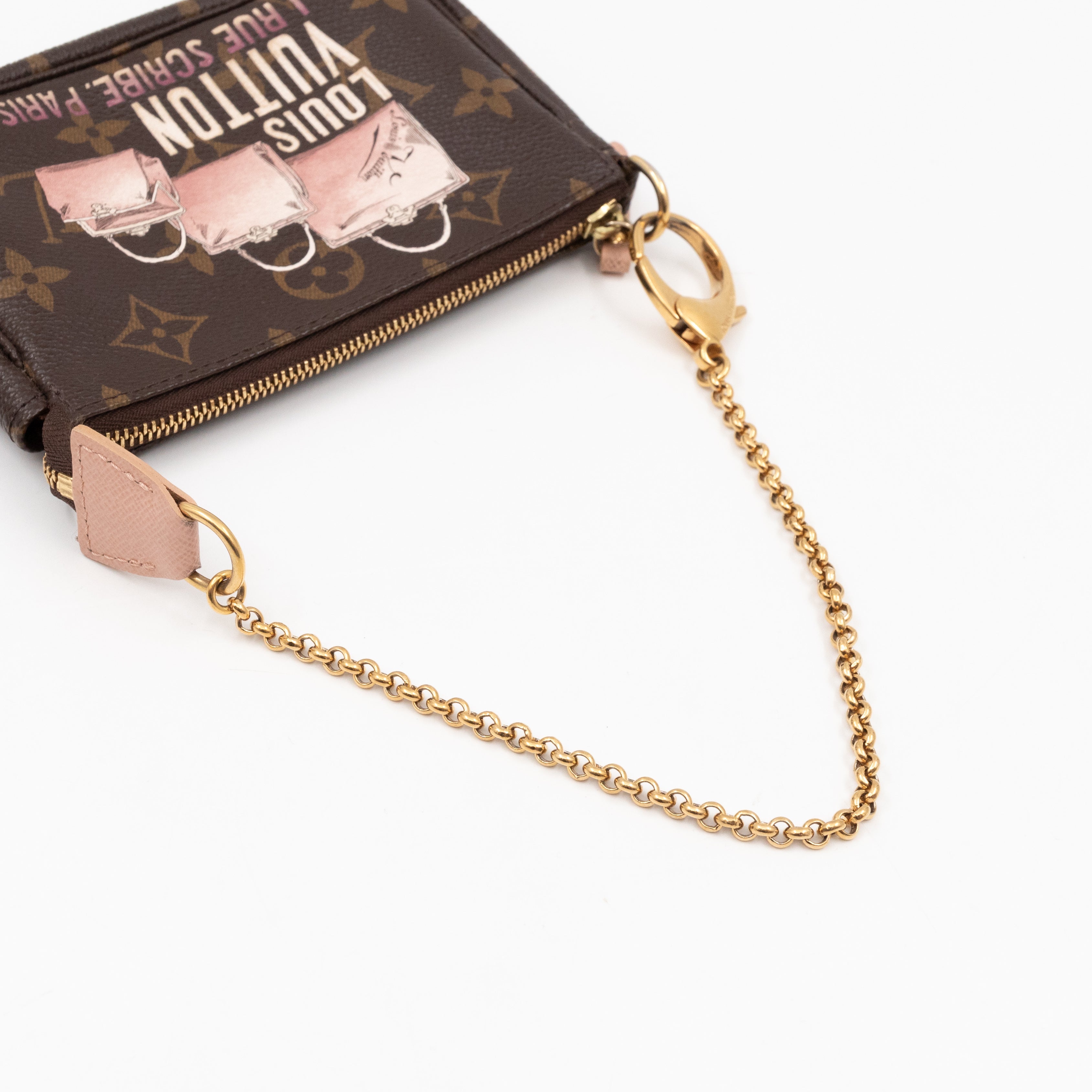 Mini Pochette Accessoires Monogram '1 Rue Scribe, Paris'