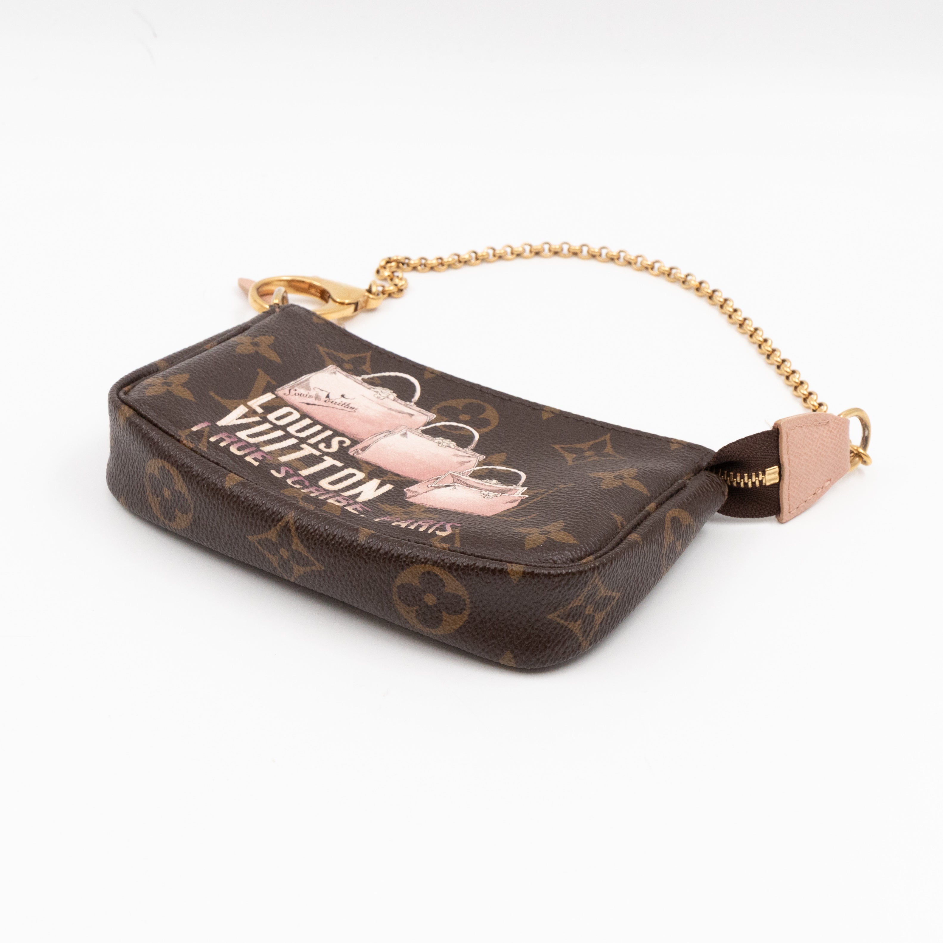 Mini Pochette Accessoires Monogram '1 Rue Scribe, Paris'