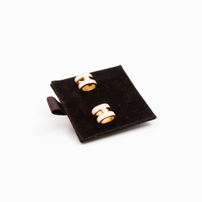 Pop H Earrings Pink  Dragee & Gold