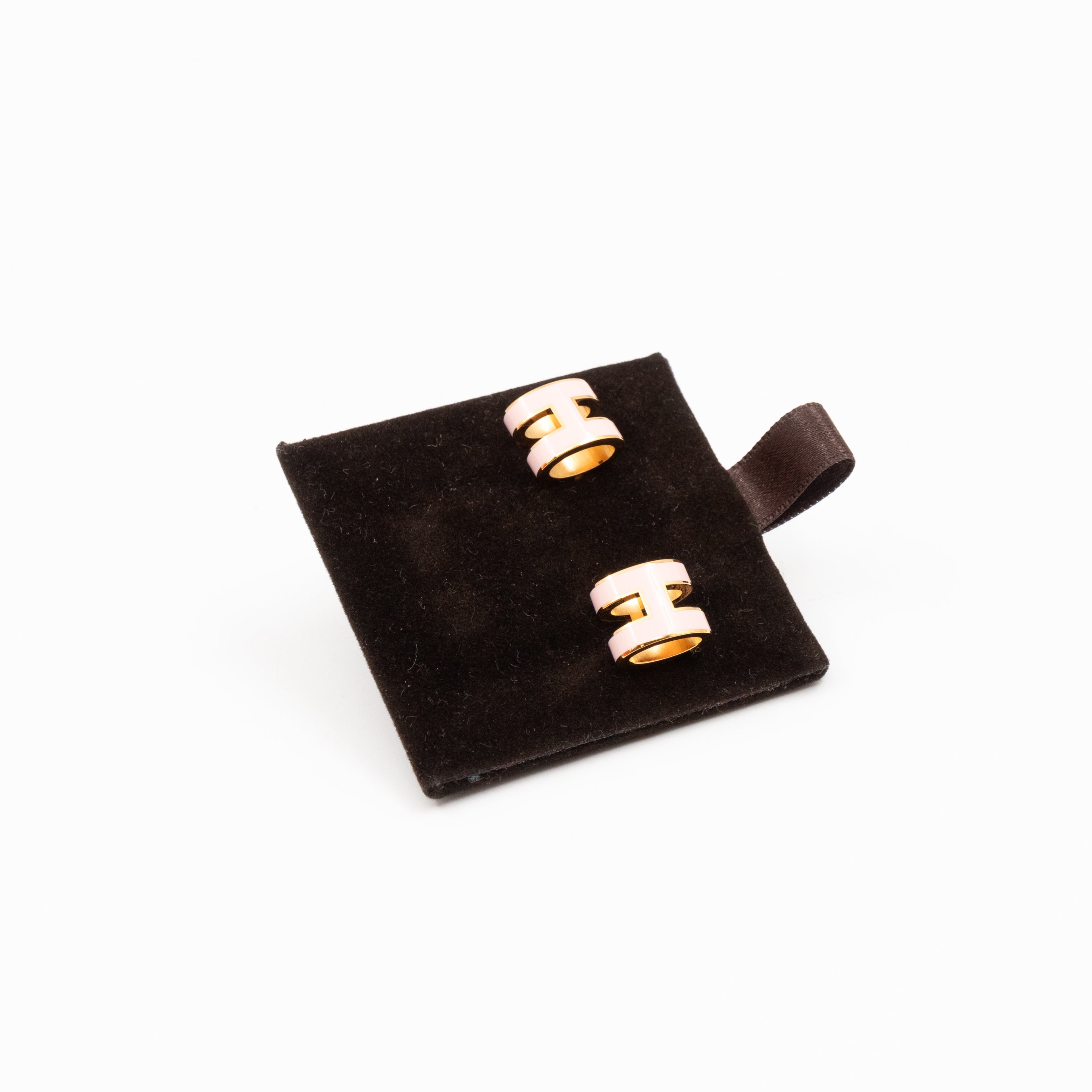 Pop H Earrings Pink  Dragee & Gold