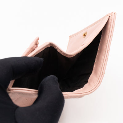 GG Marmont Wallet Matelasse Pink Leather