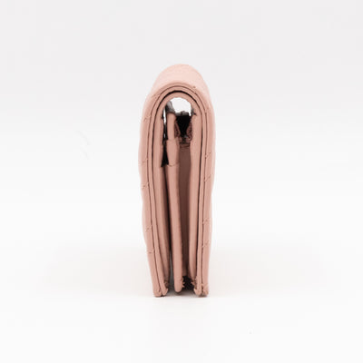 GG Marmont Wallet Matelasse Pink Leather