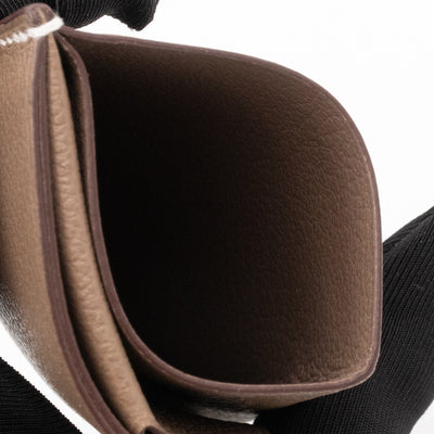 H Sellier Card Holder Etoupe