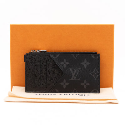 Coin Card Holder Monogram Eclipse