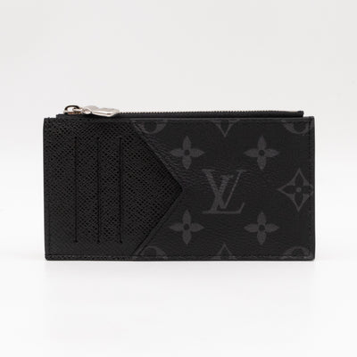 Coin Card Holder Monogram Eclipse