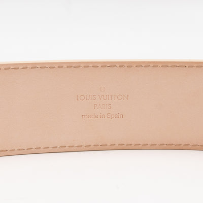 LV Initials Belt Damier Azur 85/34