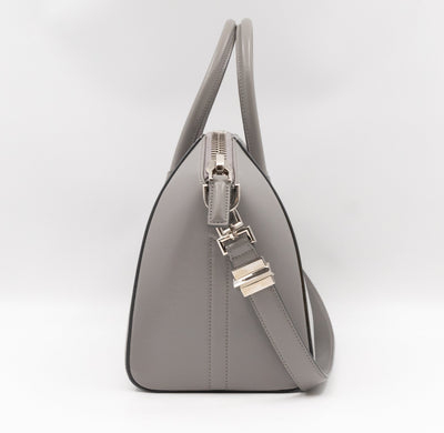 Antigona Small Smooth Grey Leather