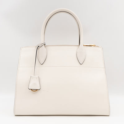 Paradigme Bag White Greche Saffiano City Calfskin