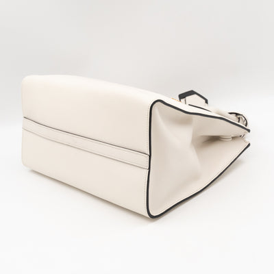Paradigme Bag White Greche Saffiano City Calfskin