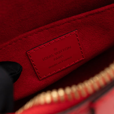 Alma Mini Chain Epi Leather Red
