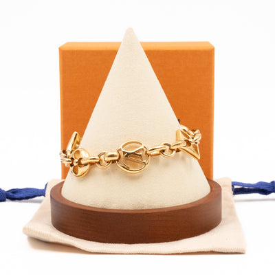 Crazy In Lock Bracelet Gold