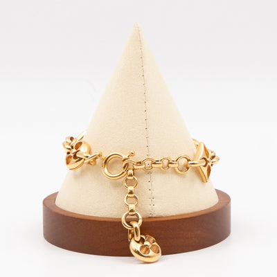 Crazy In Lock Bracelet Gold