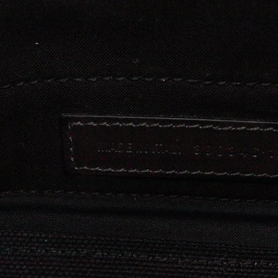 Navy Cabas XS Black Cotton Canvas