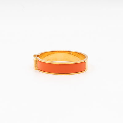 Clic H Bracelet PM  Orange Gold
