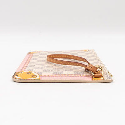 Neverfull Pochette Damier Azur Summer Trunk
