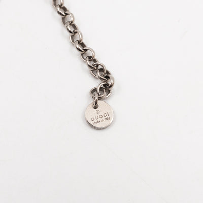 Interlocking G Pendant Necklace 925 Silver
