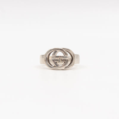 Interlocking G Ring 925 Silver