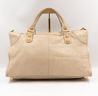 Work Giant 21 Beige Leather Gold
