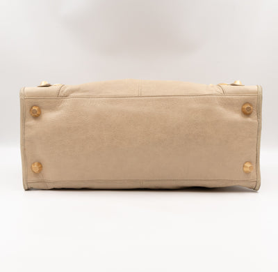 Work Giant 21 Beige Leather Gold