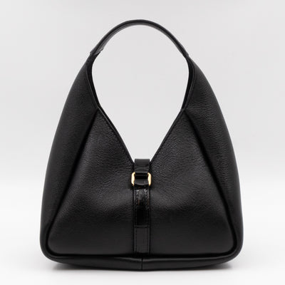 Mini G-Hobo Bag Black Leather