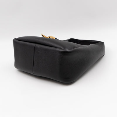 Mini G-Hobo Bag Black Leather