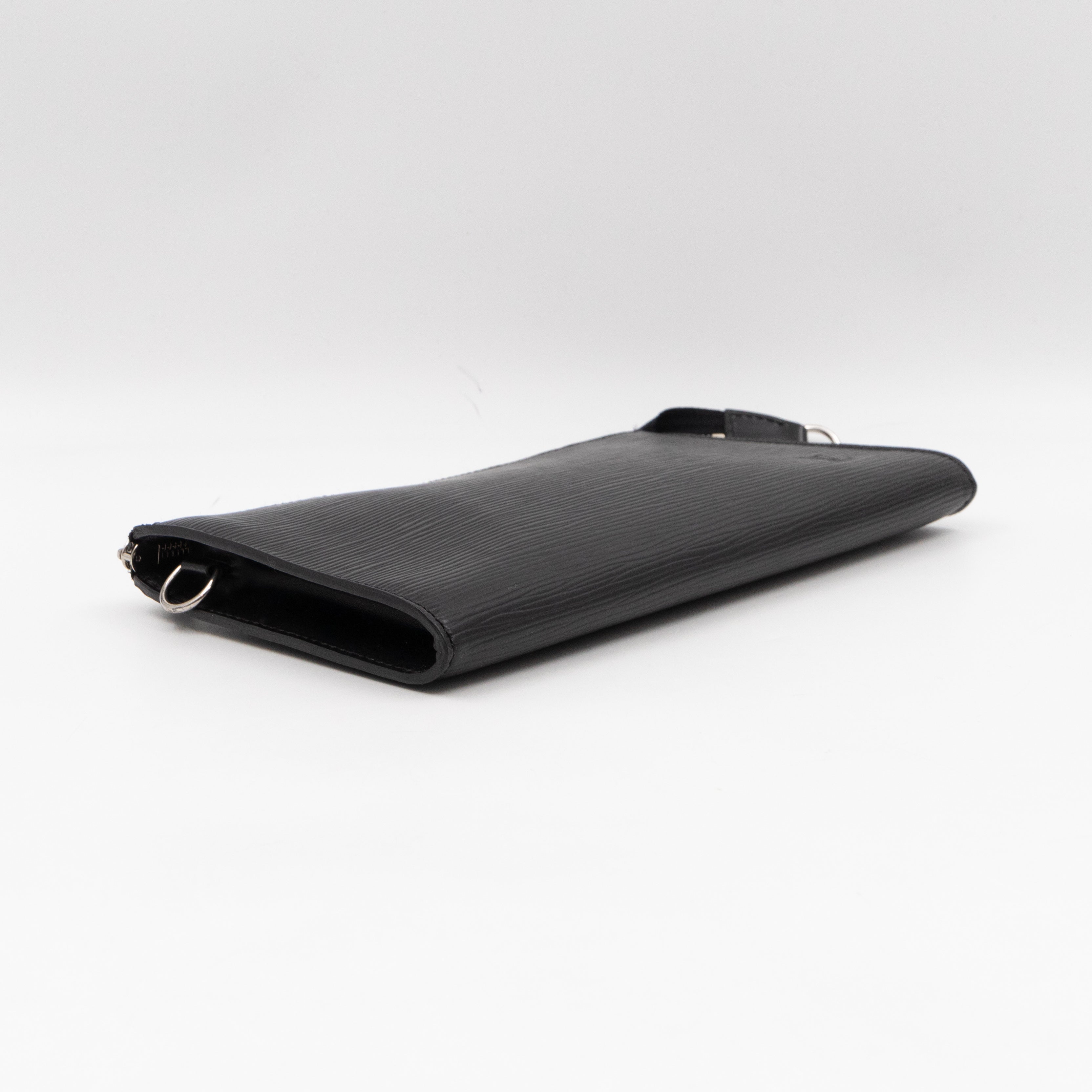 Pochette Accessoires Epi Leather Black
