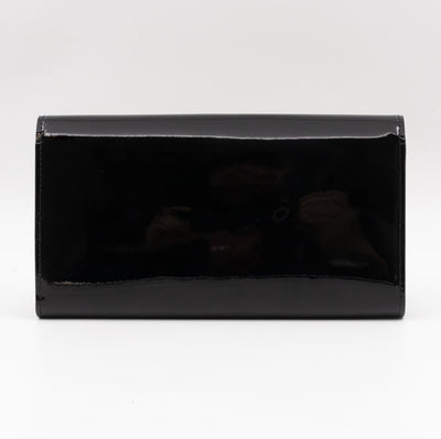 Louise Wallet Black Vernis