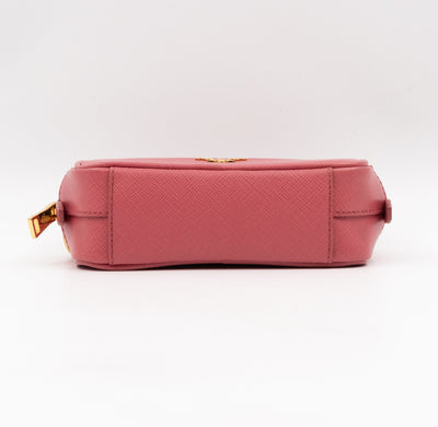 Camera Bag Pink Leather