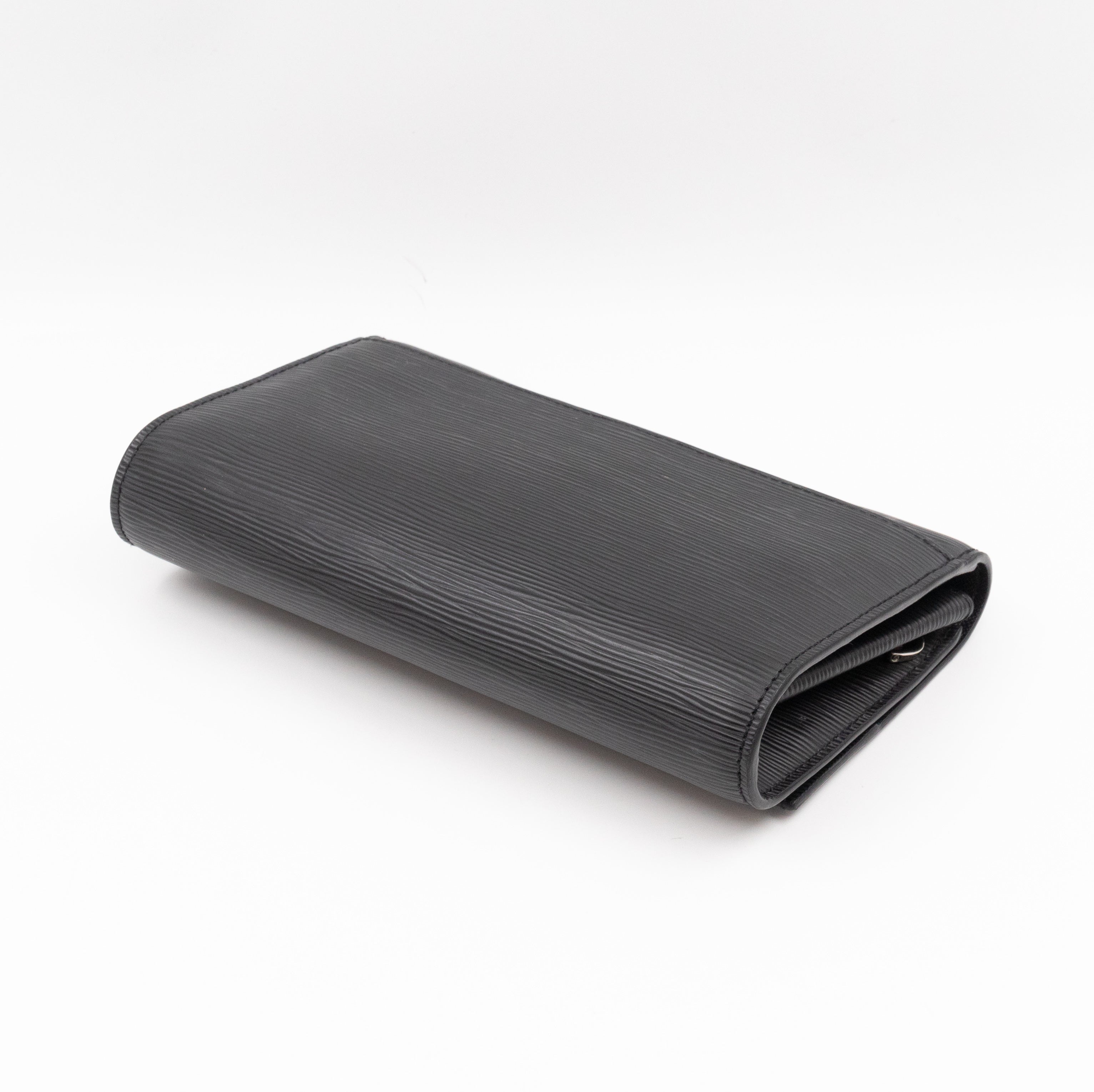 Clery Clutch Epi Leather Black