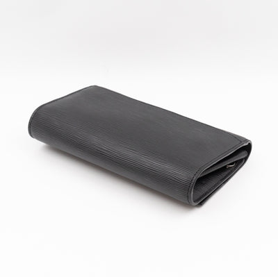 Clery Clutch Epi Leather Black